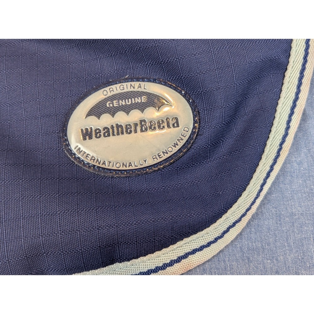 WeatherBeeta Navy Blue Quilted Dog Coat Jacket Reflective 16 Inch Size 16 Medium - Picture 3 of 9